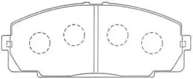 Комплект тормозных колодок AISIN ASN-254